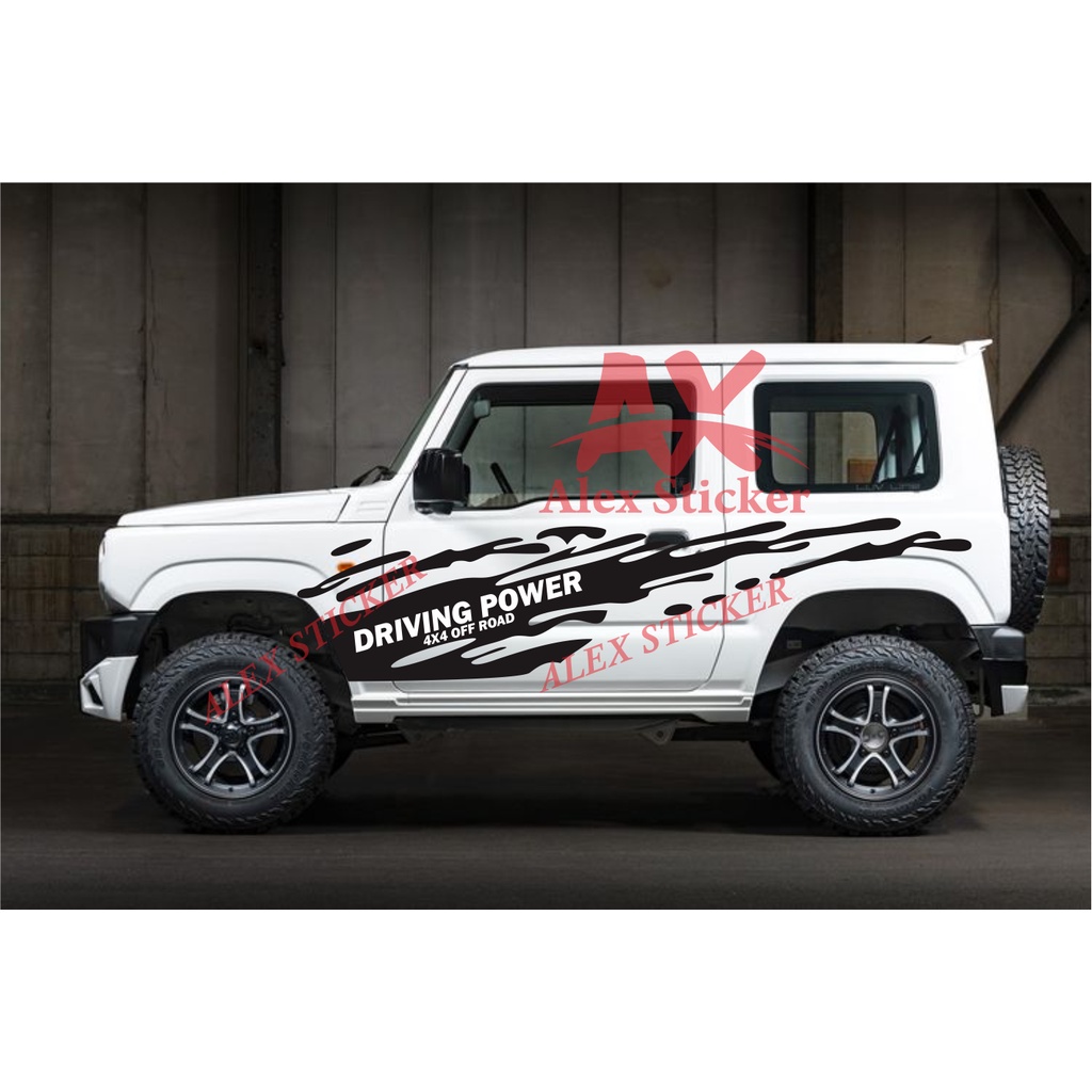 Jual STIKER STICKER MOBIL SUZUKI JIMNY JEEP KATANA RUBICON WENGLER ...
