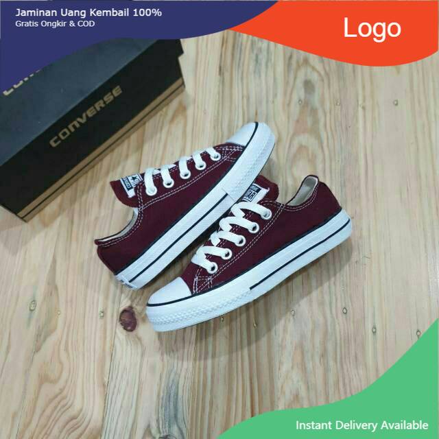 Converse 2024 warna maroon