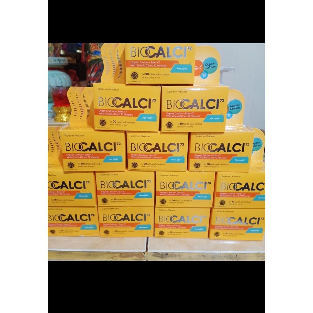 Jual BIOCALCI-72 VITAMIN KALSIUM DAN ESTER C | Shopee Indonesia