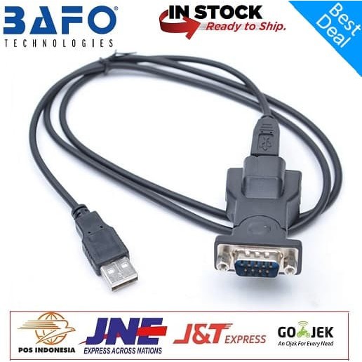 Jual USB To Serial DB 9 Converter Bafo Usb to Rs232 Shopee Indonesia