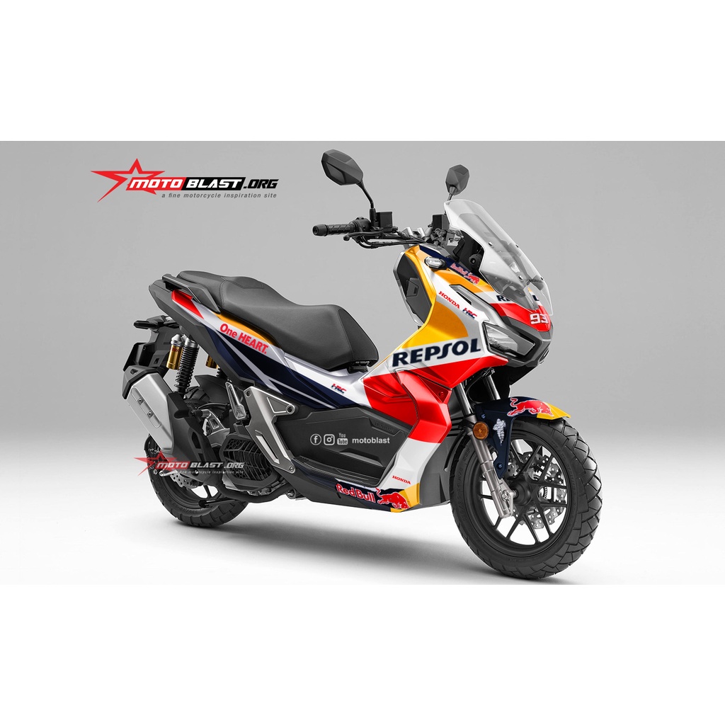 Jual Decal stiker Honda ADV 160 Repsol motogp 2022 mm93 Fullbody ...
