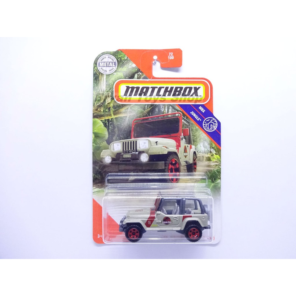 Matchbox Jeep Wrangler '18 – Modellino In Pressofusione Scala 1:64 – Colori Bianco E Nero