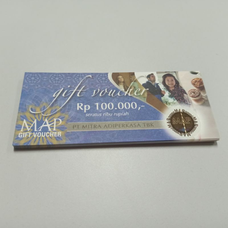 Jual Voucher Belanja MAP Nominalc100.000 | Shopee Indonesia