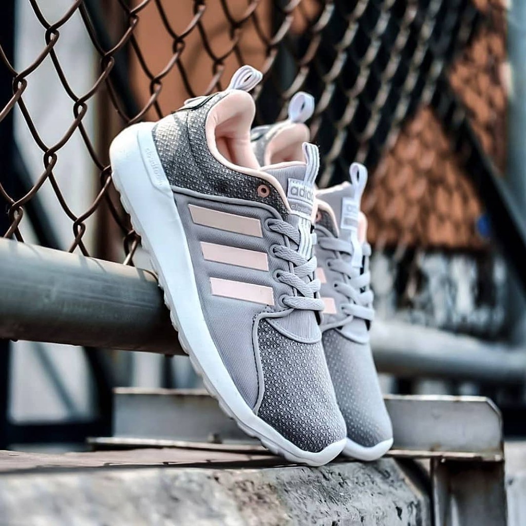 Jual Cloudfoam Lite Racer grey peach Shopee Indonesia