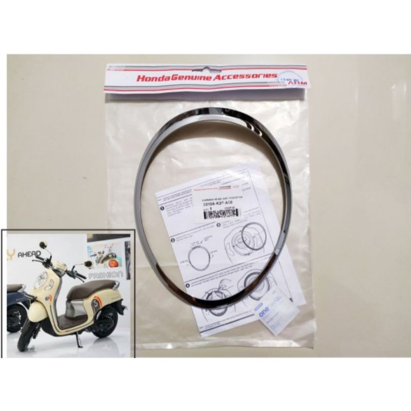 Jual Garnish Headlight Headlamp Hiasan Lampu Depan All New Scoopy 2020