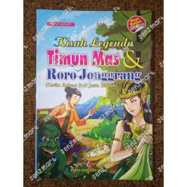 Jual Kisah Legenda Timun Mas Dan Roro Jonggrang Full Colour | Shopee ...