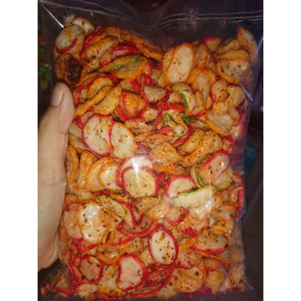 Jual [termurah] Kerupuk Seblak Kencur Asli 250gram Aneka Snack Kiloan