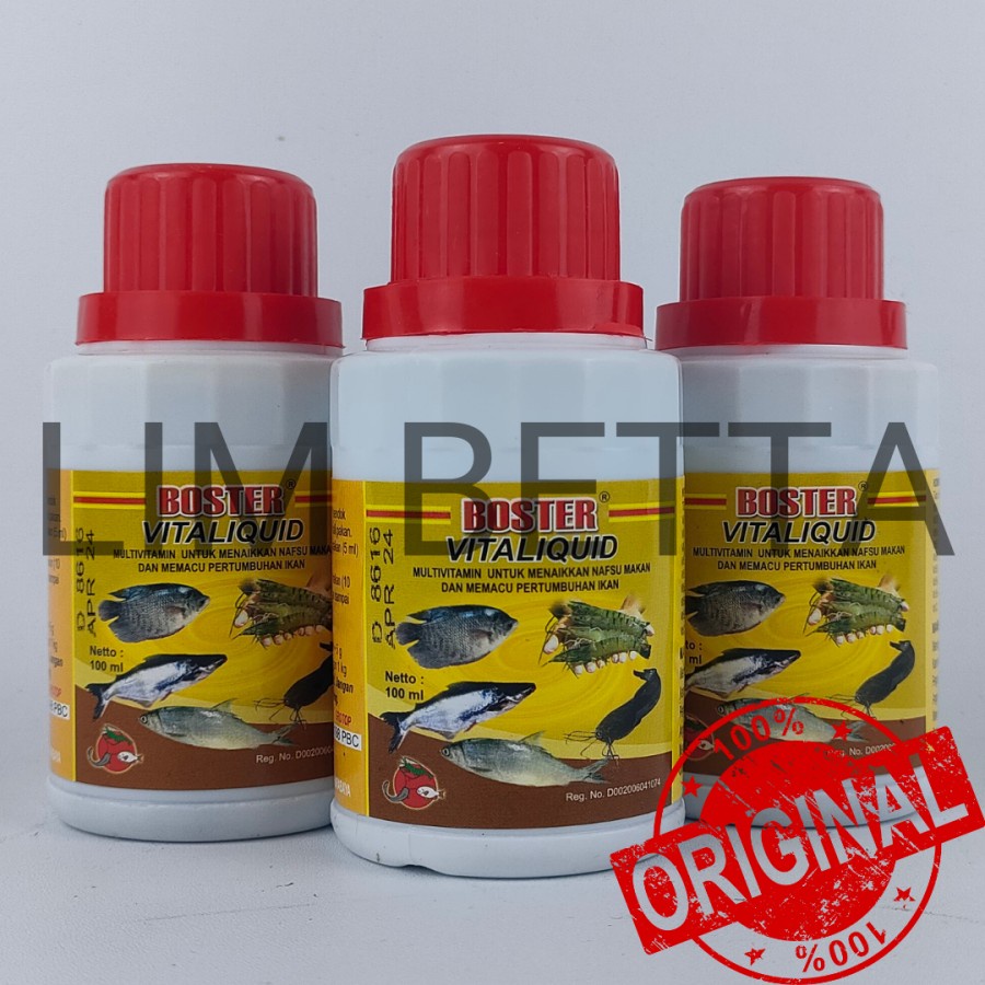 Jual Boster Vitaliquid Ml Vitamin Untuk Ikan Dan Udang Shopee