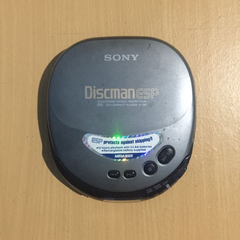 SONY DiscmanESP ポータブルCDプレーヤー D-245（☆SONY D-245