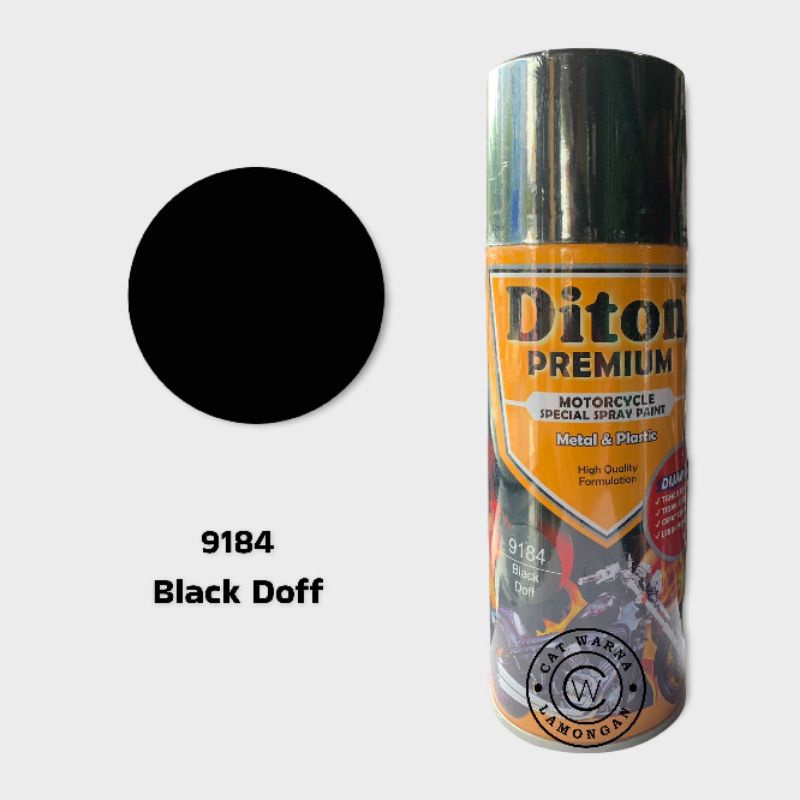 Jual Diton Premium Black Doff Pylox Cat Semprot Pilok Motor Pilox Ditton Shopee Indonesia