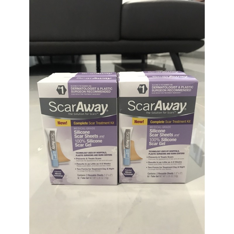 Jual Scaraway Complete Scar Treatment Kit ( Dapat 1 gel 10g + 2 patch