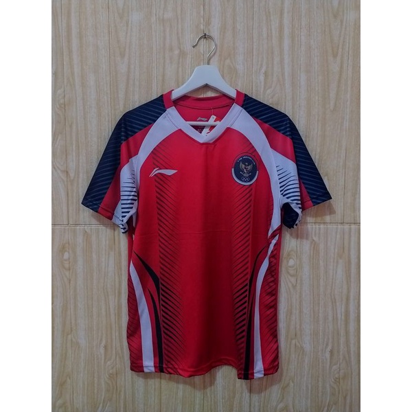 Jual Jersey Badminton Indonesia Olimpiade Tokyo Premium All Size ...