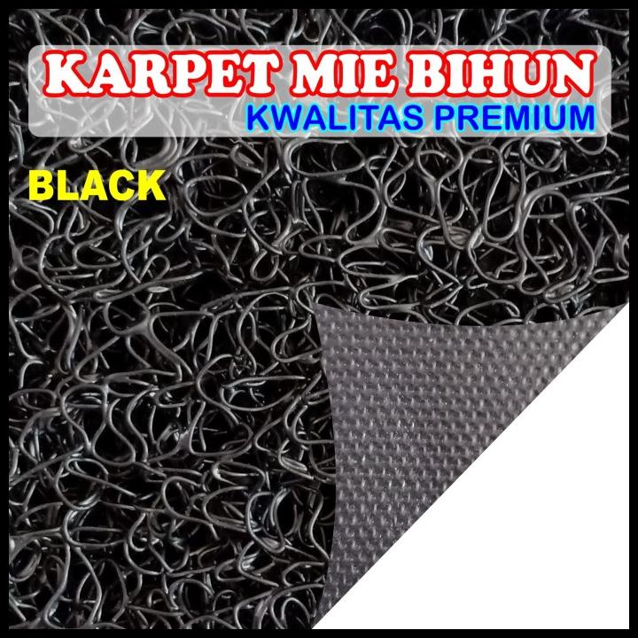 Jual Karpet Motor Mie Bihun Meteran Hitam (Black) | Shopee Indonesia
