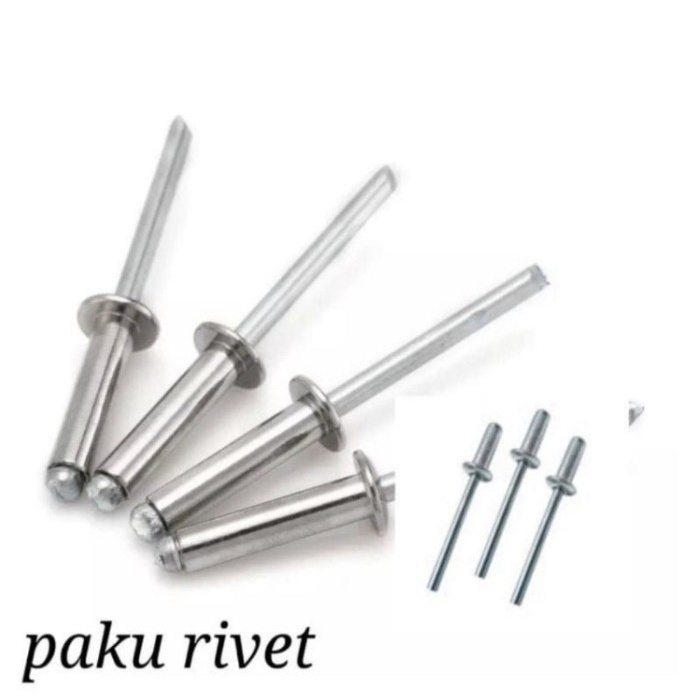 Jual 50pc Paku Rivet MASTER 529 537 540 550 - Blind Rivet 4mm diameter ...
