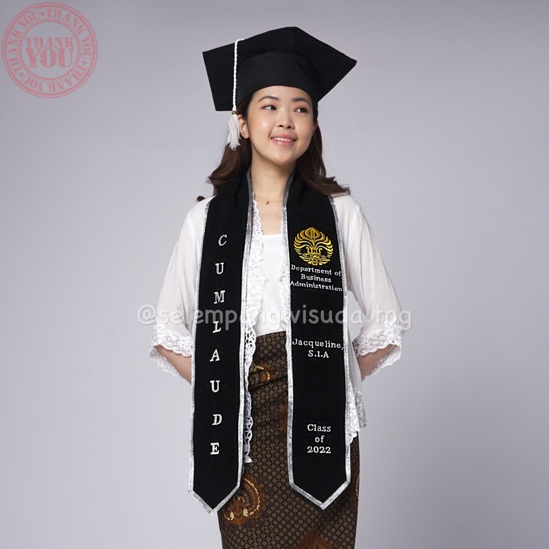 Jual Selempang Wisuda Leher Bludru [selempangwisuda.tng] Terbaru Sash