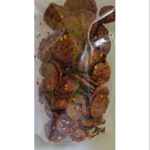 Jual Basreng Hitam pedas 50gram | Shopee Indonesia