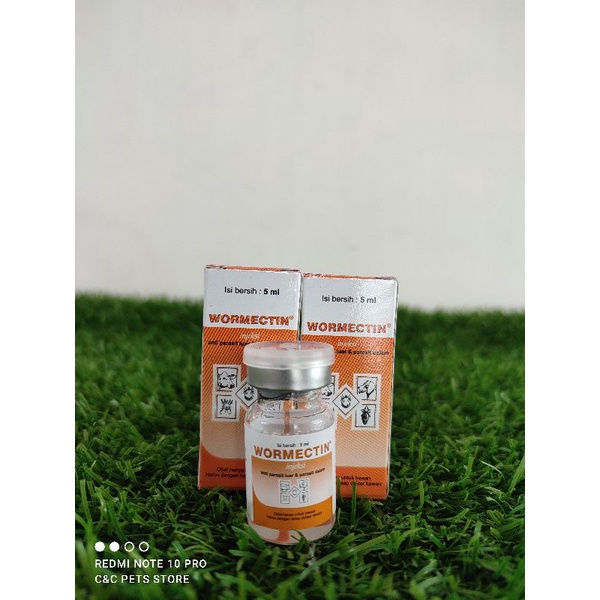 Jual Wormectin Injeksi 5 ml obat scabies/kutu/gudik/cacing | Shopee ...