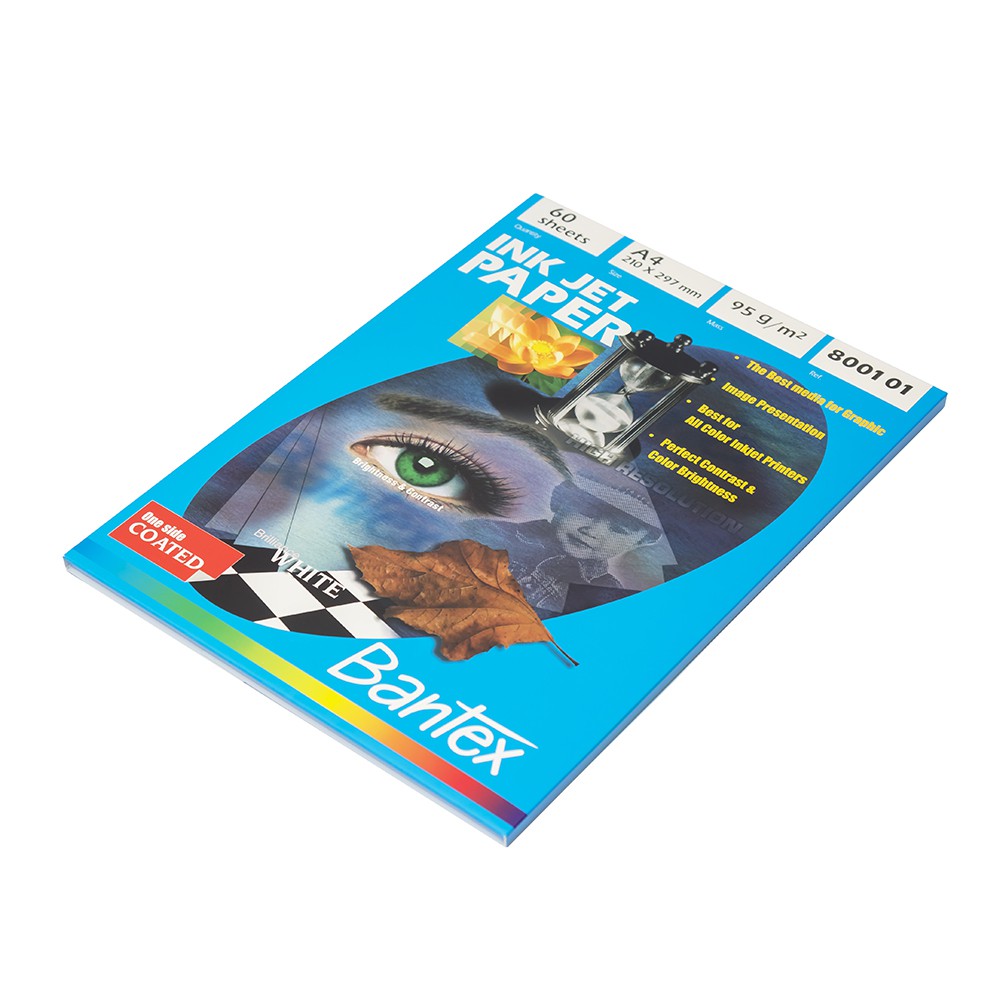 Jual Bantex Matt Coated Ink Jet Paper A4 (60 sheets) 95gr - Ref.8001 01 ...