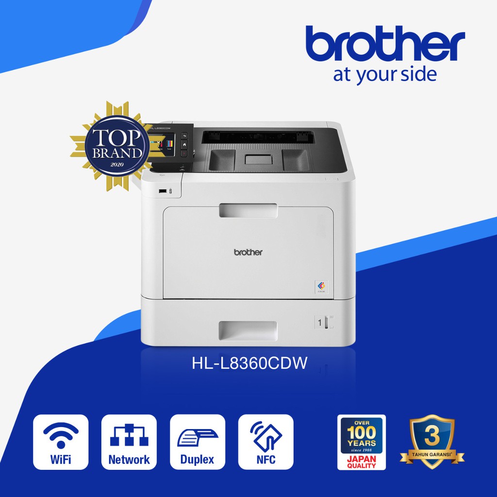 Printer Brother HL-L8360CDW Laser Colour  Print Only Duplex Wifi - Resmi (2)