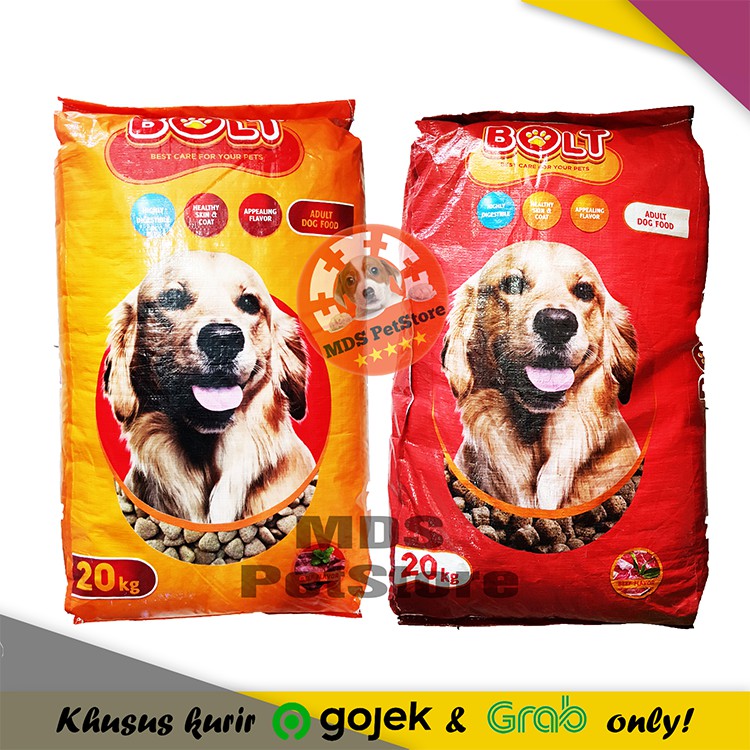 Jual Bolt Dog Food Beef Flavour 20 Kg | Shopee Indonesia