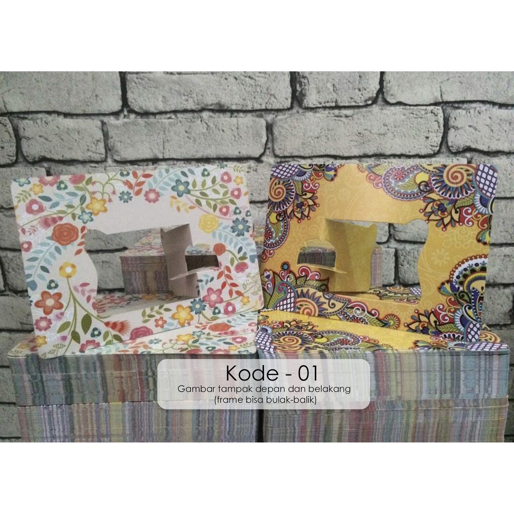 Jual CETAK CUSTOM FRAME PHOTO BOOTH / UKURAN 4R SINGLE KARTON TEBAL ...