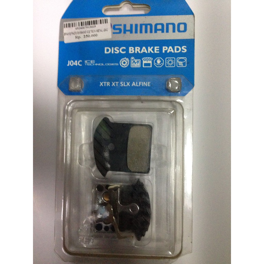 Jual BRAKE PADS SHIMANO ICE TECH METAL J04C Shopee Indonesia