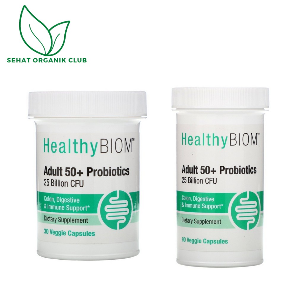 Jual HealthyBiom Adult 50+ Probiotics 25 Billion CFU 30 - HealthyBiom ...