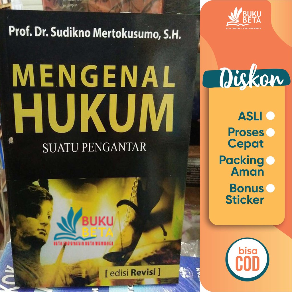 Jual Mengenal Hukum Suatu Pengantar Edisi Revisi - Sudikno Mertokusumo ...