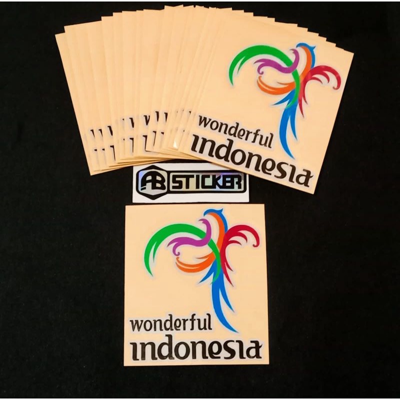 Jual Sticker Wonderful Indonesia Pesona Indonesia Cutting Sticker Motor