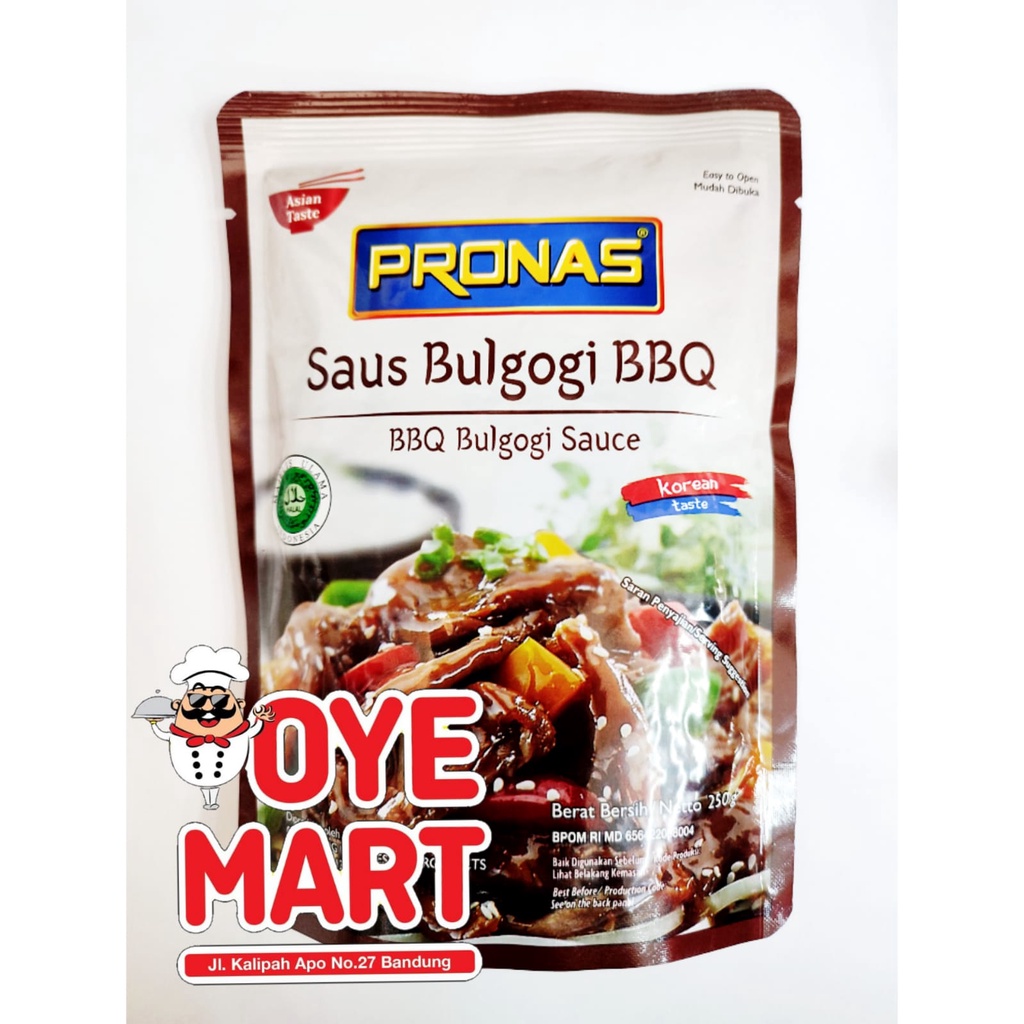 Jual PRONAS SAUS BULGOGI BBQ 250GR | Shopee Indonesia