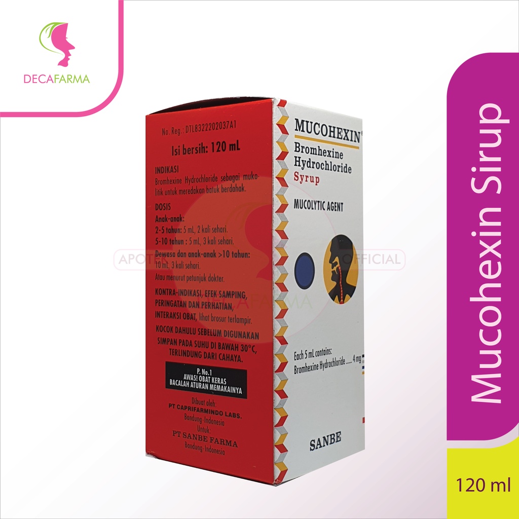 Jual MUCOHEXIN Sirup - Pengencer Dahak - 120 ml | Shopee Indonesia