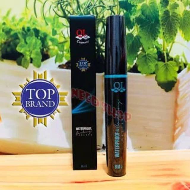 Jual [BLACK] MASCARA QL COSMETICS CURLING & WATERPROOF ORIGINAL ...
