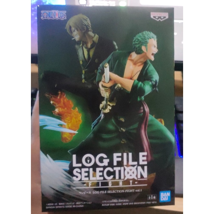 One Piece Roronoa Zoro - Log File Selection - Fight: Action Figure Da Collezione In PVC, Multicolore