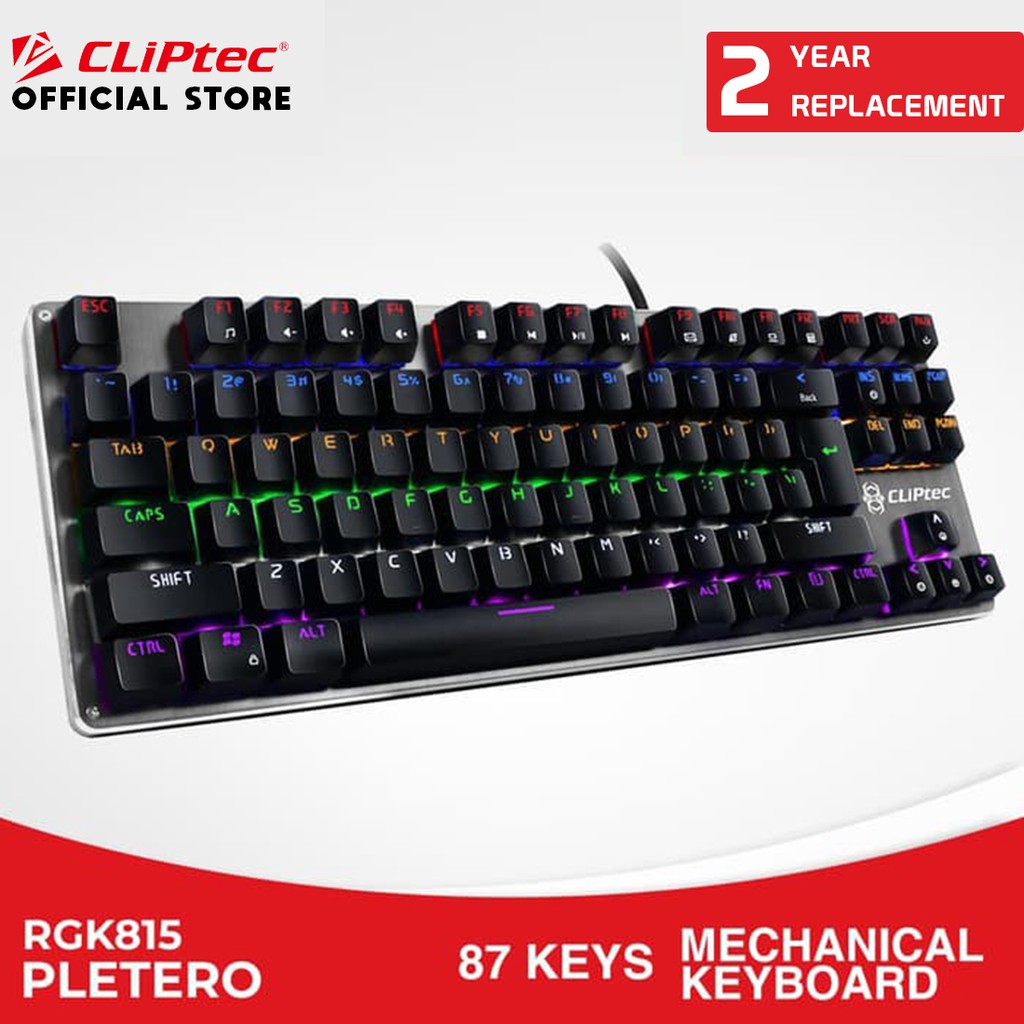 Jual Cliptec - RGK815 Pletero / Keyboard Gaming Mechanical / LED ...