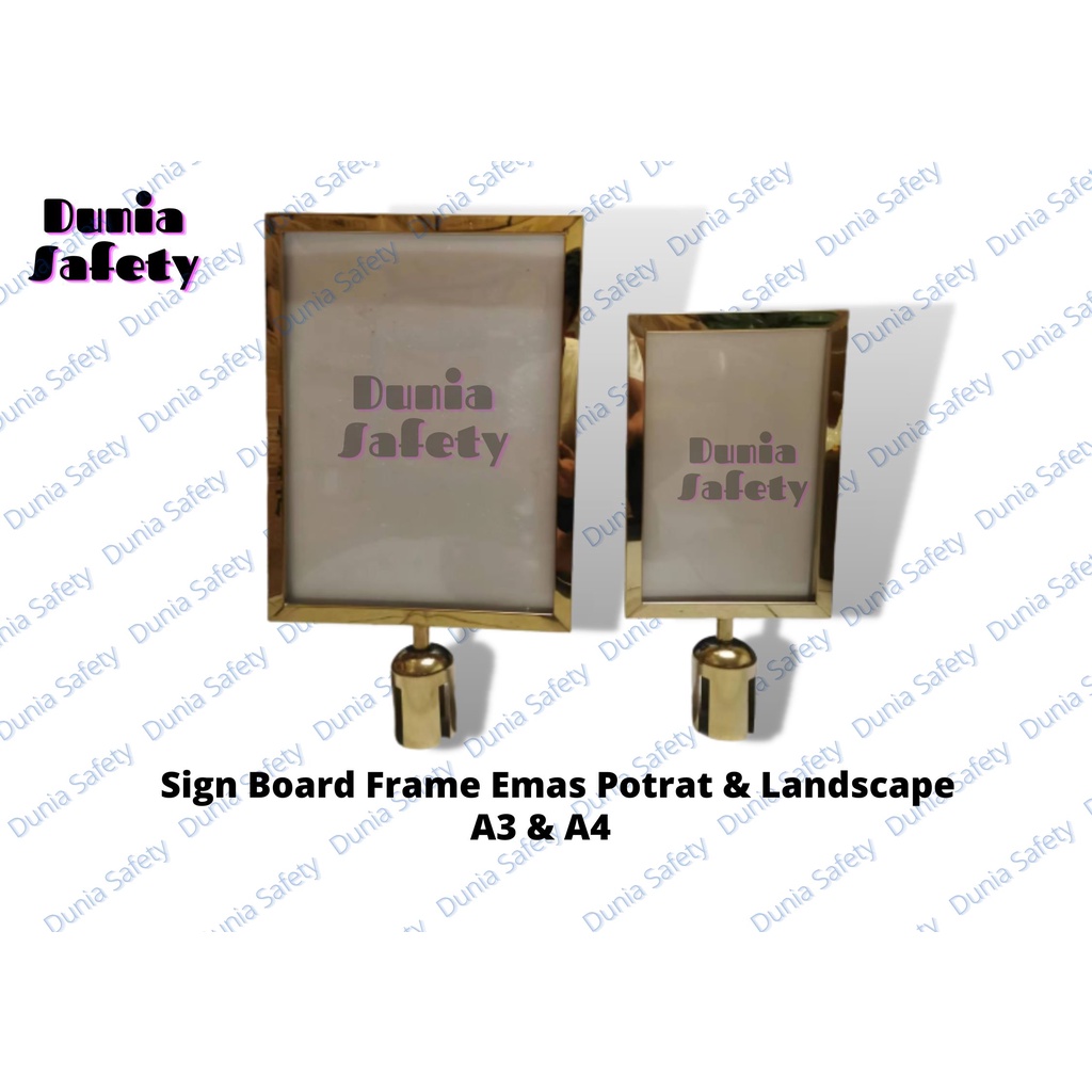Jual Sign Board Frame A3 & A4 Potrat & Landscape | Shopee Indonesia