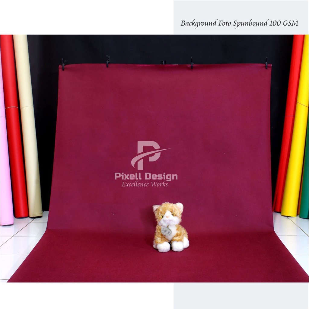 Jual Background Foto / Alas Foto / Backdrop Polos 160 Cm, Putih, Hitam ...