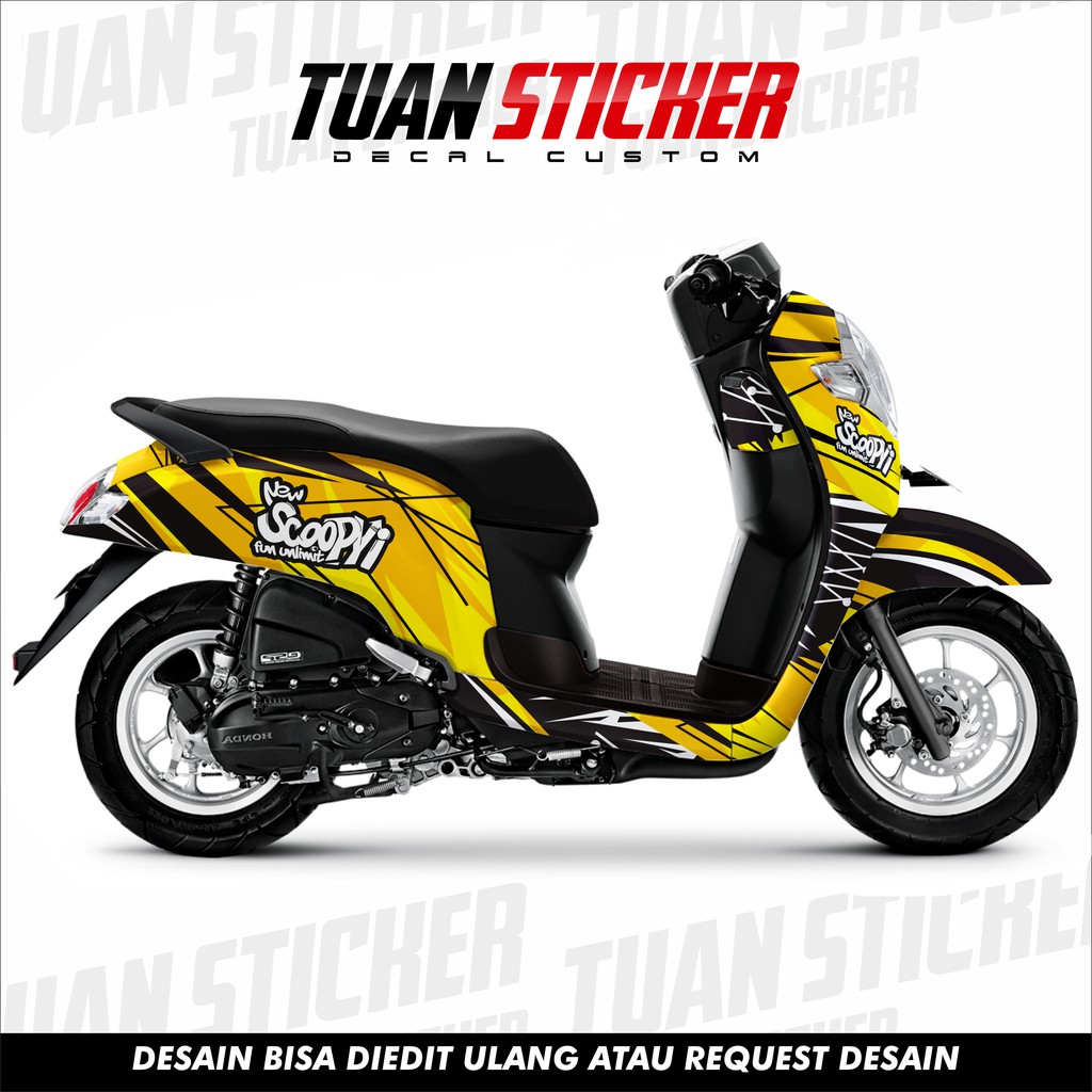 Jual Sticker Striping Decal Scoopy New stiker scoopy Y Abs custom