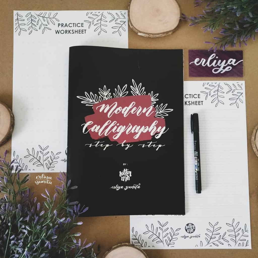 Jual Buku Lettering Modern Calligraphy Step by Step | Shopee Indonesia