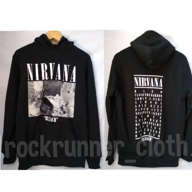 Nirvana bleach hoodie hotsell