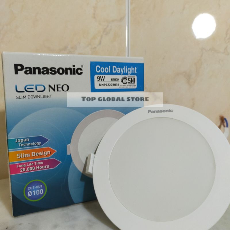 Jual Lampu Panel LED / Slim Downlight LED NEO 9W (PUTIH) | Shopee Indonesia