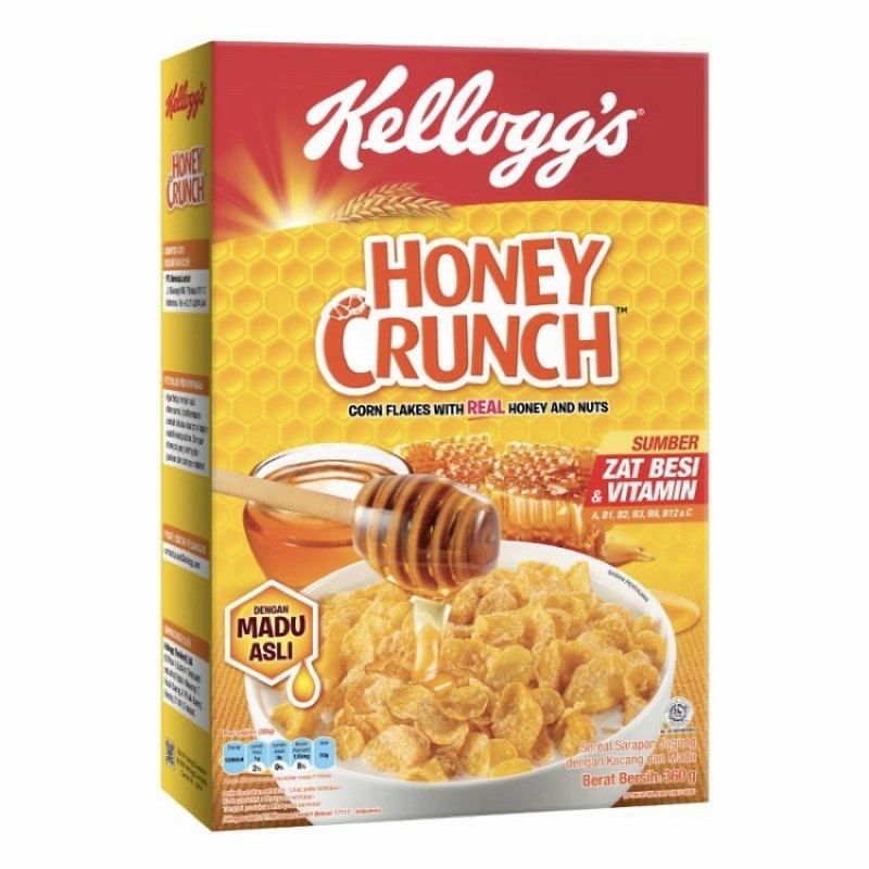 Jual Kelloggs Honey Crunch 200gr Corn Flakes Honey & Nut Kellogs ...