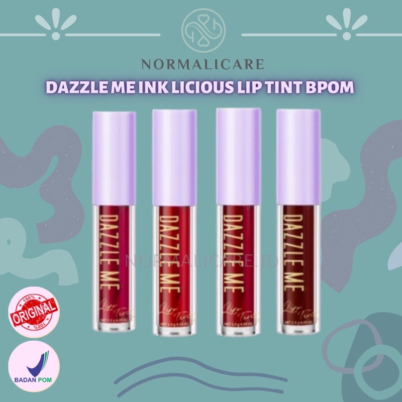 Jual [ READY STOCK ] DAZZLE ME Ink Licious Lip Tint BPOM Mattedorable