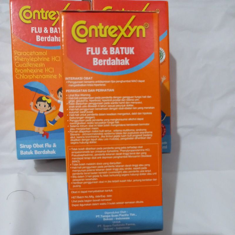 Jual CONTREXYN FLU DAN BATUK BERDAHAK SIRUP 56 ml | Shopee Indonesia