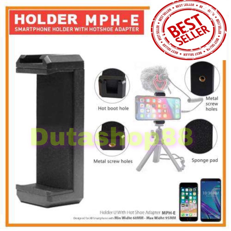 Jual smartphone Holder U universal tipe hot shoe Shopee Indonesia