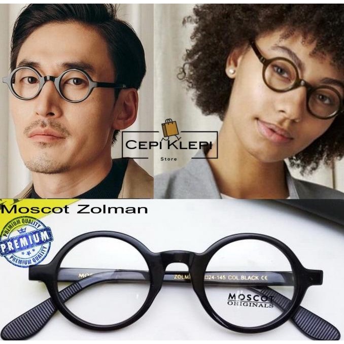 Jual Kacamata Frame MOSCOT ZOLMAN Black Good quality (Bundar) | Shopee ...
