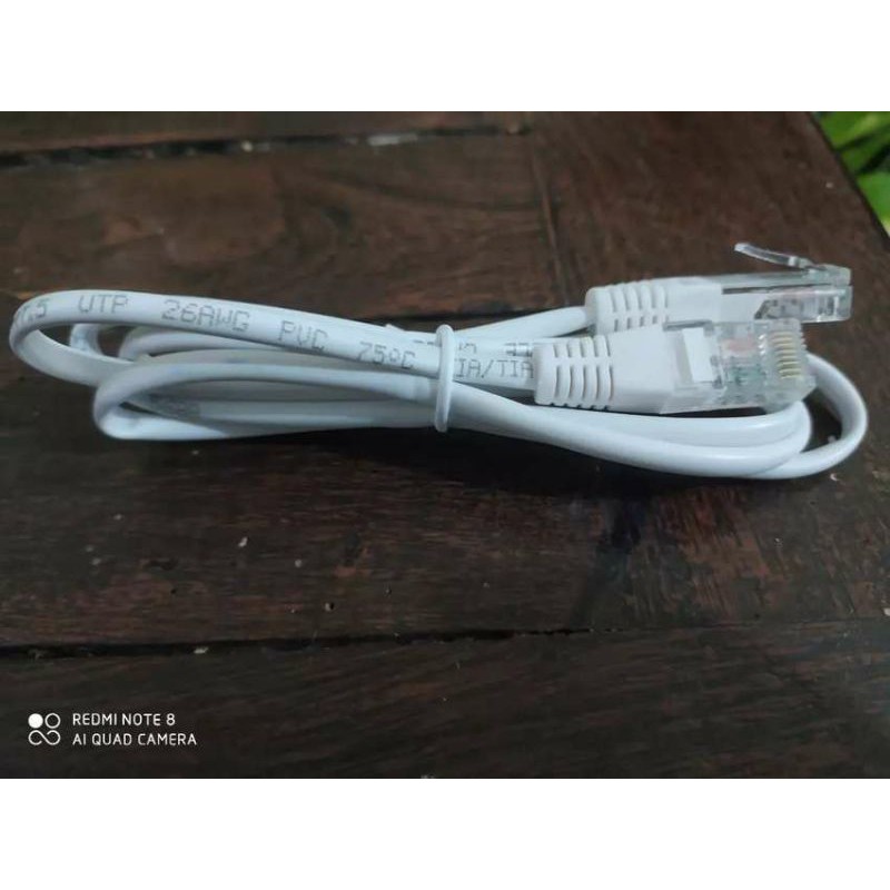 Jual Kabel Lan RJ45 1 meter lan Cable RJ45 panjang 1 meter 1M Lan ...