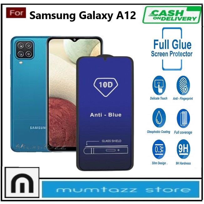 Jual PROMO TEMPERED GLASS FULL COVER ANTI BLUE LIGHT HP SAMSUNG