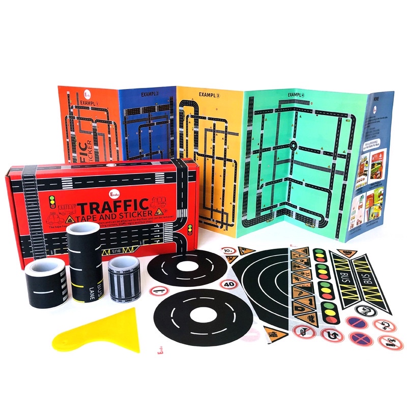 Jual sticker jalur mobil2an diy traffic tape and sticker toys | Shopee ...