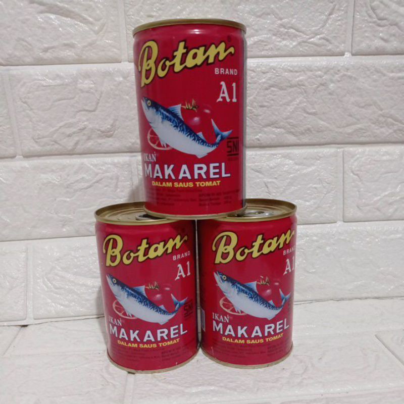 Jual Sarden botan mackerel 425g | Shopee Indonesia