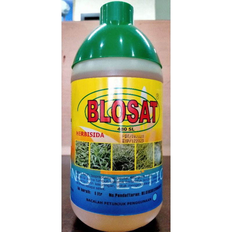 Jual Racun Rumput Blosat 480sl 1 Liter Herbisida Gulma Ipa Glifosat